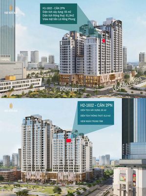 Bán căn 2PN Hue Heritage H2-16.02 (61.5m²), ban công Đông Bắc — ảnh 1
