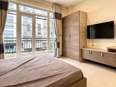 Chung cư mini mặt tiền đường gần cầu Thị Nghè có phòng cho thuê — ảnh 1
