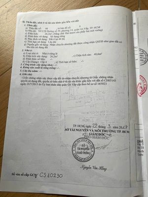 Chính chủ bán nhà 50/1/28 Đường 59 , P14, Gò Vấp, 4 tầng, 3 phòng ngủ — ảnh 1