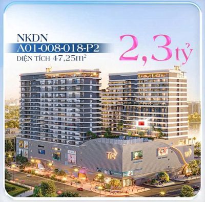 Căn hộ TTC Plaza ngay ST Aeon Mall Đà Nẵng - 47m2 chỉ 2TY3( chưa VAT) — ảnh 1