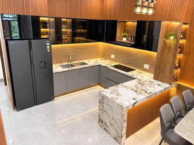 Cho thuê nhà 3 tầng mới xây full nội thất đường thanh lương 16 — ảnh 1
