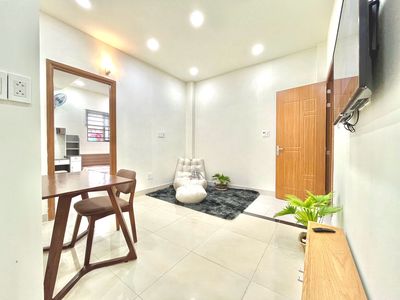 Căn hộ 1PN Bạch Đằng Tân Bình, phòng khách rộng, full nội thất — ảnh 1
