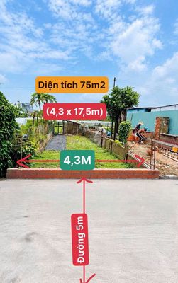 Bán đất Tân Hiệp Lê Thị Lơ 75m2 full thổ cư giá 2.6 tỷ — ảnh 1