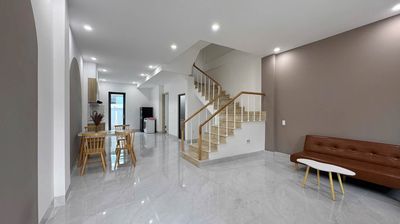 Cho thuê liền kề 100m2, 3PN full nội thất, gần TP mới — ảnh 1
