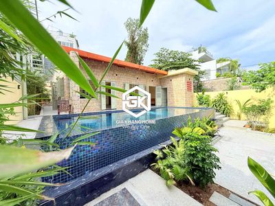 Cho thuê dài hạn biệt thự sân vườn sang trọng có hồ bơi vô cực – bắc — ảnh 1