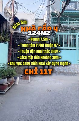 Nhà cấp 4 Huỳnh Tấn Phát, Q7 - Vừa ở vừa kinh doanh — ảnh 1