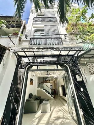 Nhà mới xây 60m2 Bình Thạnh, 4 Tầng, Nở Hậu — ảnh 1