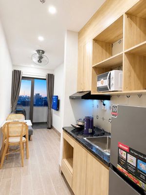 Cho thuê căn hộ 1pn mới đường trần quốc hoàn, quận ngũ hành sơn, có BC — ảnh 1