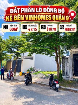 Đất nền 60m² liền kề vinhomes grand park – giá chỉ 3,2 tỷ! — ảnh 1