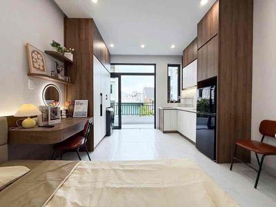 Cho thuê studio view mặt trời full nội thất ngay emart phan huy ích — ảnh 1
