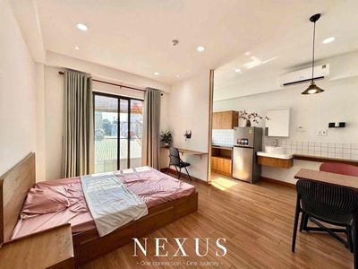 Cho thuê Studio Ban công - Full nội thất cao cấp ngay toà nhà Viettel — ảnh 1