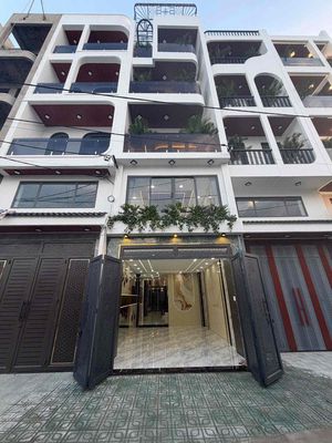 Bán nhà Trần Thị Cờ Q12, 4x20m, thang máy, gara ô tô, đường 8m, 8.3 — ảnh 1