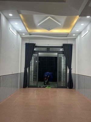 Nhà Tô Ký 4x20 trệt 2 làu hẻm 5m thông sát ngay chợ chó giá 6.2 tỷ — ảnh 1