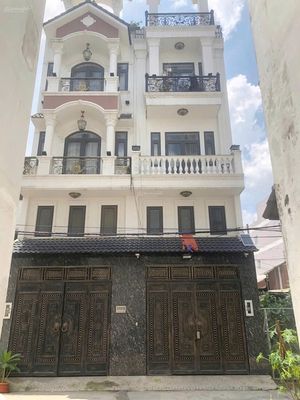 Sát metro bình thái nhà 4 tầng 4pn 5wc, hẻm ô tô, full nội thất ở+vpct — ảnh 1