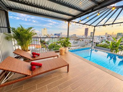 Căn hộ 2pn lê hữu trác – gần biển – có hồ bơi – dọn phòng miễn phí — ảnh 1