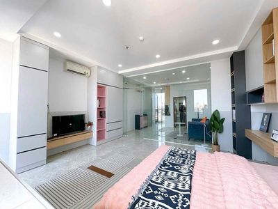 Cho thuê chdv 1pn 60m2 q7 gần lotte mart cầu kênh tẻ 5p qua q4,8,1 — ảnh 1