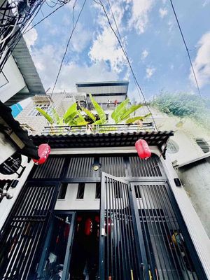 Dương Bá Trạc Mua Đất Tặng Nhà 2 Tầng ,4 phòng Ngủ Hẻm Thẳng Sổ Hồng R — ảnh 1