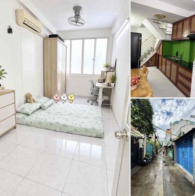 Nhà q10, giá bình dân, kd ok, h. xehơi, 1 trệt 2l sân thượng 3p. ngủ — ảnh 1