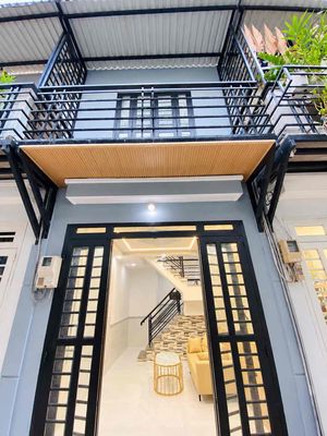 Bán nhà mới ở liền thổ cư 1 lầu,thạnh lộc 40 q12 — ảnh 1