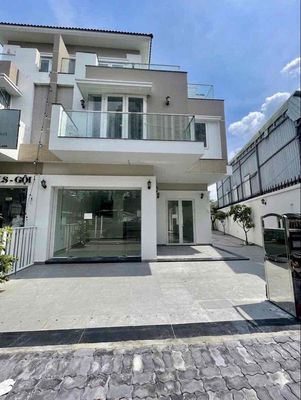 Shophouse mặt tiền đường gần global city 3 tầng sàn trống suốt sẵn ml — ảnh 1