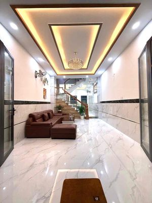Hẻm xe hơi thông Hương Lộ 3, Bình Tân, nhà 3 tầng, DT 4x16, giá 5.x ty — ảnh 1