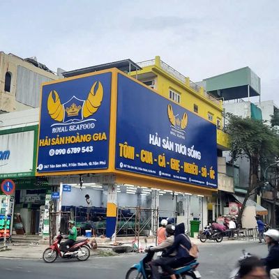 Cho thuê nhà 2 mặt tiền tân sơn nhì-tân phú, 1 trệt 2 lầu, giá 45tr/th — ảnh 1