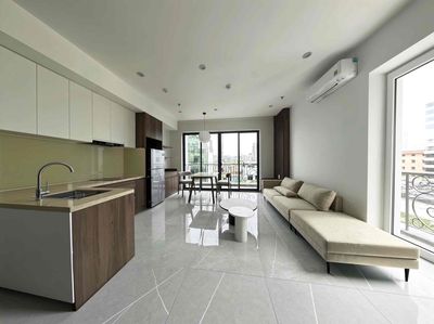 Căn hộ 1pn bancol mới 100% 60m2 ngay bờ kè hoàng sa, nhiều ánh sánh — ảnh 1