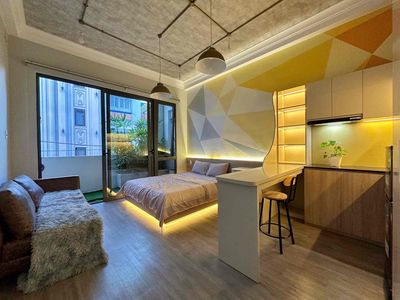 1pn ban công mới 100% gần ngã 5 chuồng chó, chỉ tính điện nước, full n — ảnh 1