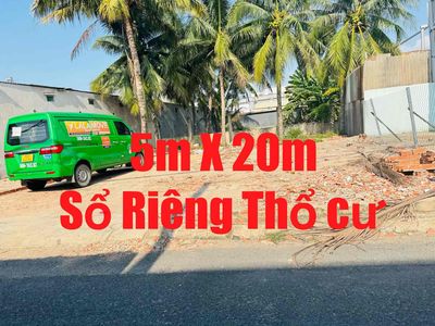 100m2 thổ cư 5x20 sổ sẵn ngã tư trung chánh — ảnh 1