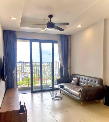 Cho thuê căn hộ THE PEGASUITE full nội thất Q8 2PN 75m2 view hồ bơi — ảnh 1