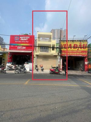 Cho thuê nhà mặt tiền hậu giang 5x26 1 trệt 2 lầu nhà mới khu sầm uất — ảnh 1