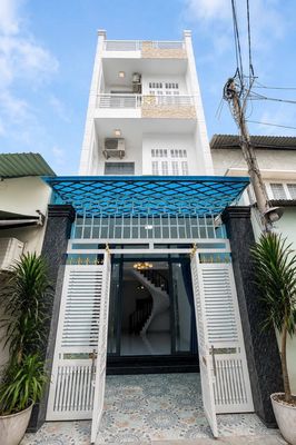 Nhà phú thọ hòa, 64m², 4 tầng btct, 5pn, ô tô vào nhà, chỉ 7.7 tỷ! — ảnh 1