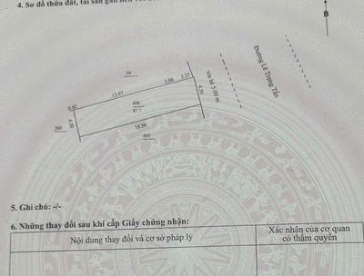 Bán lô đất mặt tiền đường (10m5) Lê Trọng Tấn, An Khê, DT 88m2 — ảnh 1