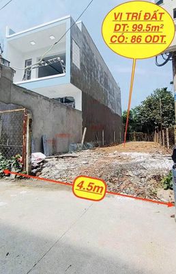 Bán đất mặt tiền Bình Nhâm 73, 99.5m2, 2.75 tỷ — ảnh 1