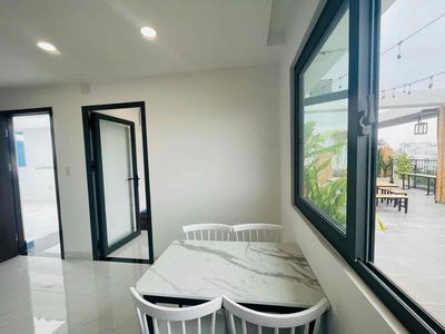 Cho thuê căn hộ 1pn 45m2 sân thượng lớn gần chợ bà chiểu, bình thạnh — ảnh 1