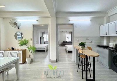 Cho thuê căn hộ 2 phòng ngủ full nội thất rộng 60m2 ngay đường 3/2-2pn — ảnh 1