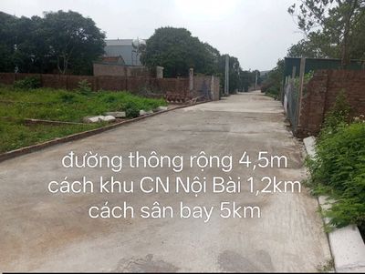 Bán đất thổ cư Lò Nồi - Đông Sơn, Sóc Sơn, HN giá 2 tỷ — ảnh 1