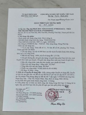 Bán nhà nát tân thuận – có gpxd mới, hỗ trợ xây dựng — ảnh 1