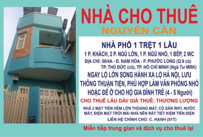 Cho thuê nhà nguyên căn 1 trệt 1 lầu — ảnh 1