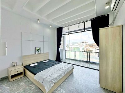 Cho thuê căn hộ - 1 phòng ngủ - bancol lớn - full nội thất mới — ảnh 1