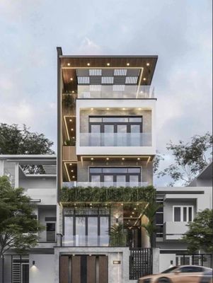 Bán nhà giáp bát 100m² – 4 tầng – mt 6.8m – view hồ – ô tô tránh – 2 — ảnh 1