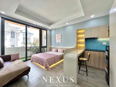 Cho thuê căn hộ banconl 35m2 full n.thất ngay lotte nguyễn văn lượng. — ảnh 1