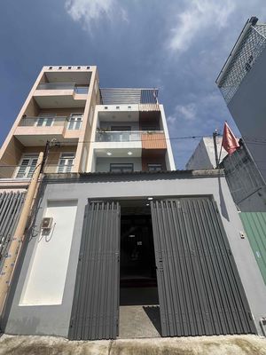 Nhà HXH 3 tầng hoàn công đủ. 81m2 ngang 5m. 100m đến ngã tư PVĐ và KVC — ảnh 1