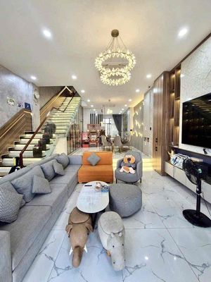 Bán nhà trệt 2lầu Hiệp Thành: 6x23 TC 100m2,TK hiện đại nội thất xịn — ảnh 1