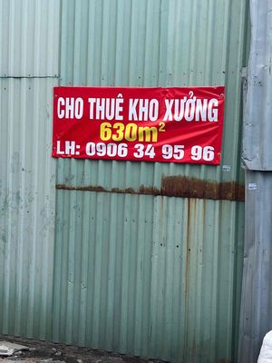 Cho thuê kho xương 630 m2 đuong tam binh hiệp bình — ảnh 1