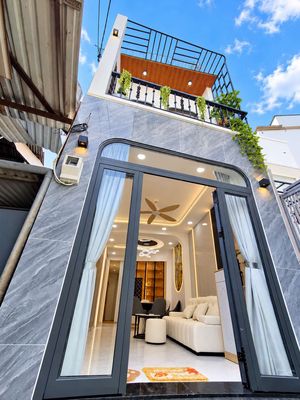 Nhà bình thạnh giá rẻ - 50m2 đất, 3 tầng 3pn 3wc full nội thất cao cấp — ảnh 1