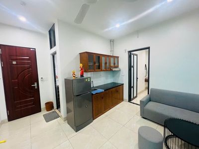 Cho thuê căn hộ 1k1n full nt tại 98 bùi quốc khái - tây nam linh đàm — ảnh 1