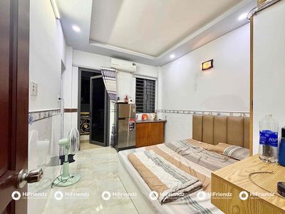 Trống sẵn studio bancol - full nt - gần ngã tu bốn xã - bình trị đông — ảnh 1