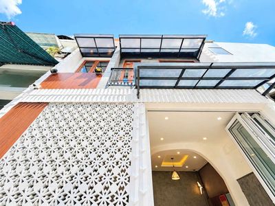 Nhà 1 lầu 26.8m2 hẻm 3.5m sát mặt tiền, lottemart nguyễn văn lượng — ảnh 1