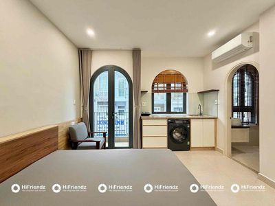Cho thuê căn hộ 1 phòng ngủ gần aeon bình tân -đầy đủ nội thất, bancol — ảnh 1